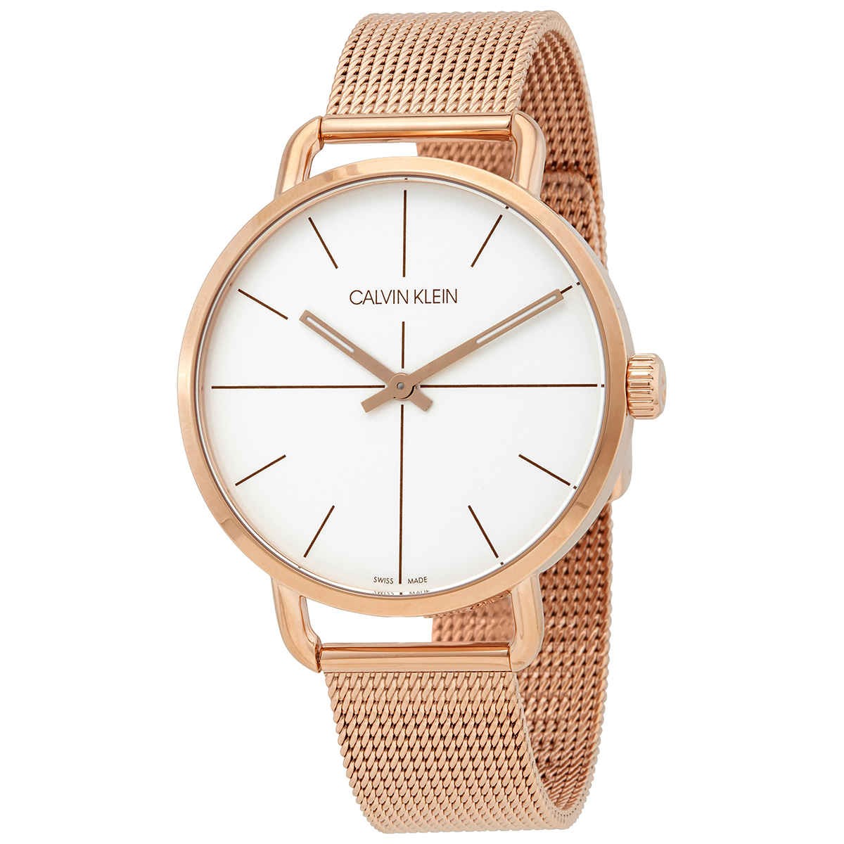 Calvin Klein K7B21626 Even Silver Dial 42 mm Women’s Watch New