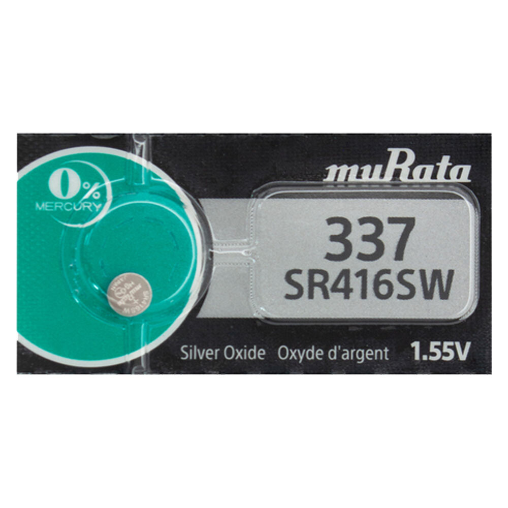 Button Cell Murata 337 SR416SW SR416 1.55V Battery x 1 – Replaces Sony