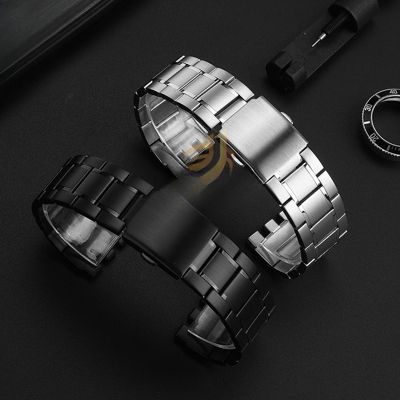 For Swatch YVS400 451 YVB404 Quality Solid Stainless Steel Watch Strap 19mm 21mm