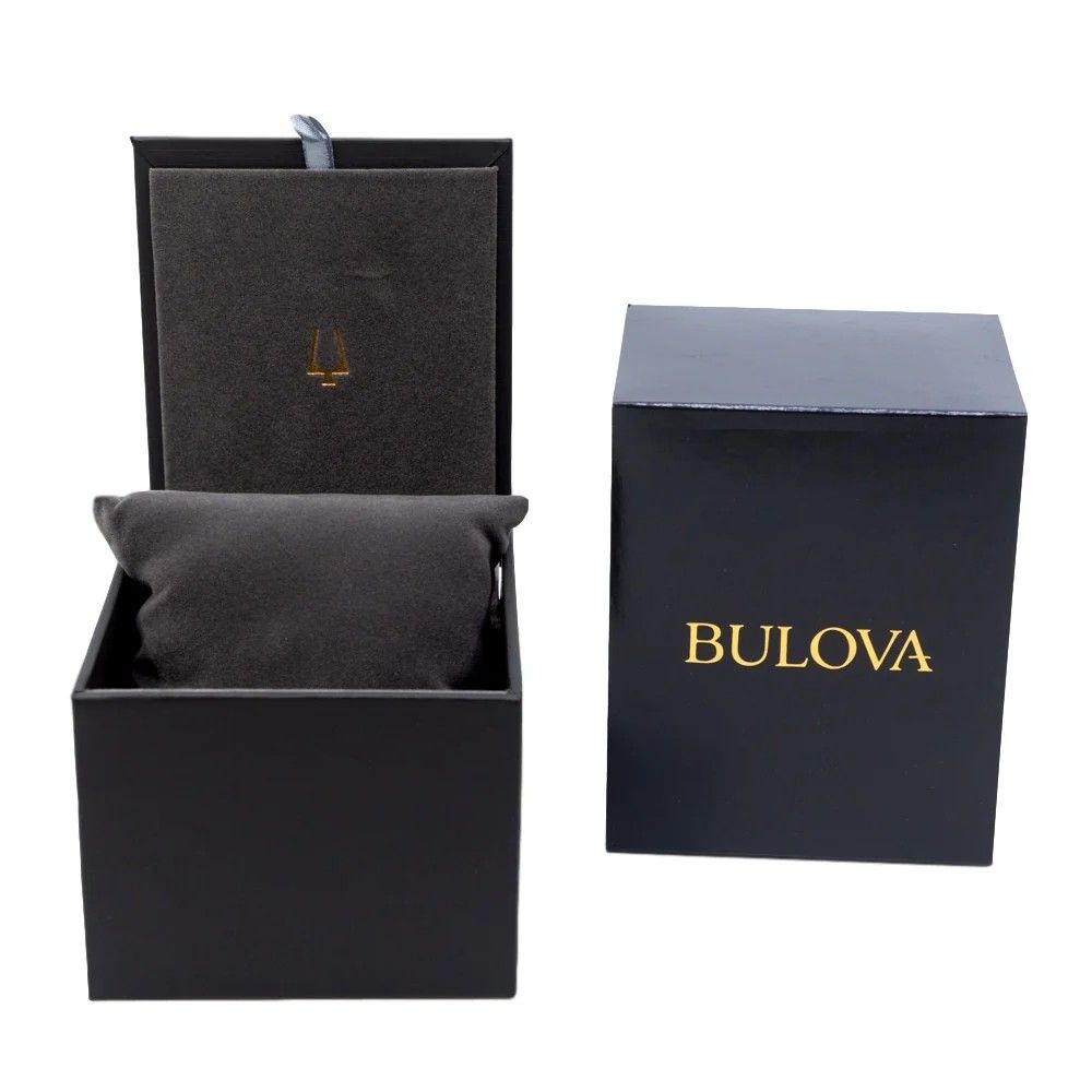 Bulova Marine Star Chronograph Blue Dial Stainless Steel 96B256 100M Mens Watch