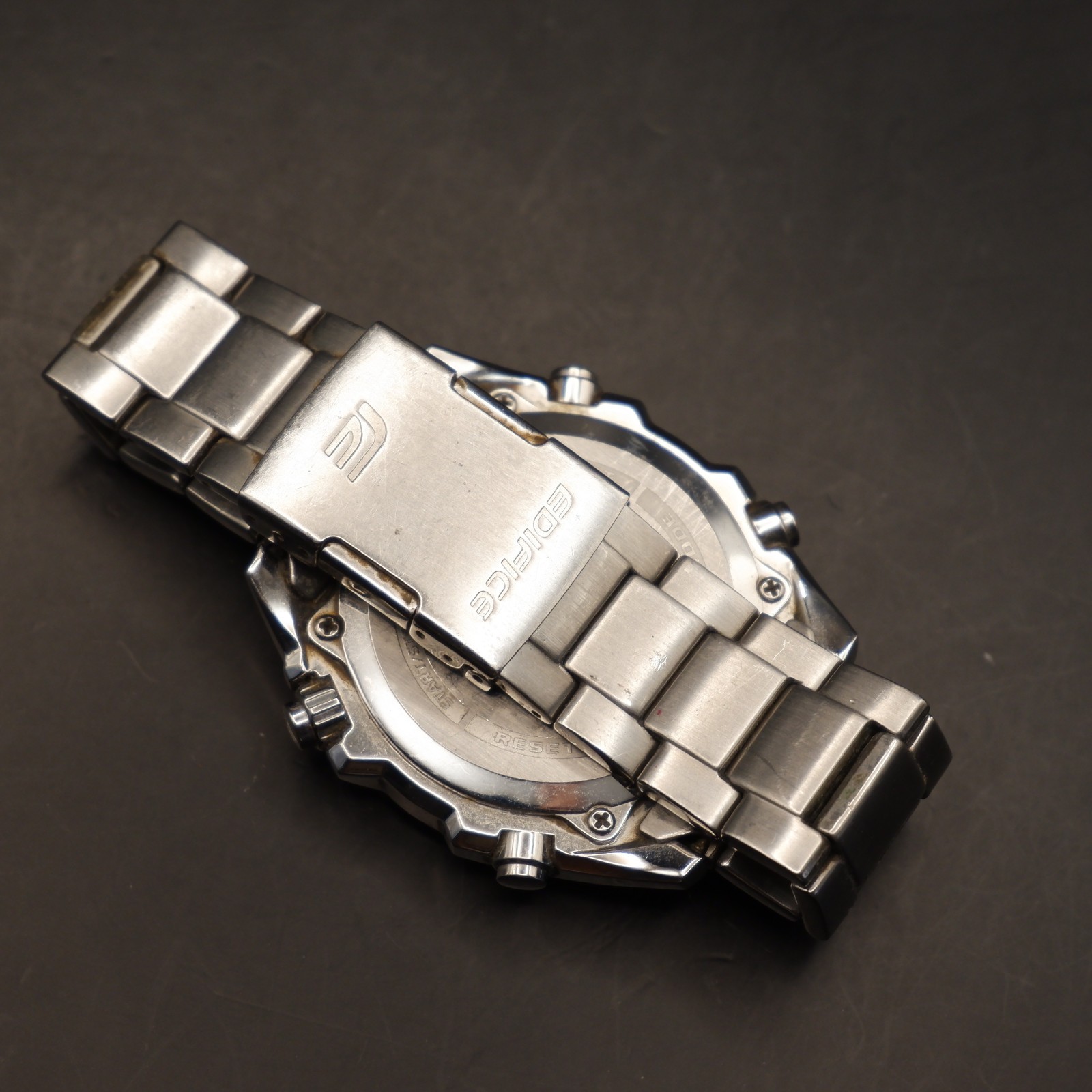 Casio Tough Solar Chronograph Watch Ref EQS-500 Short Bracelet!
