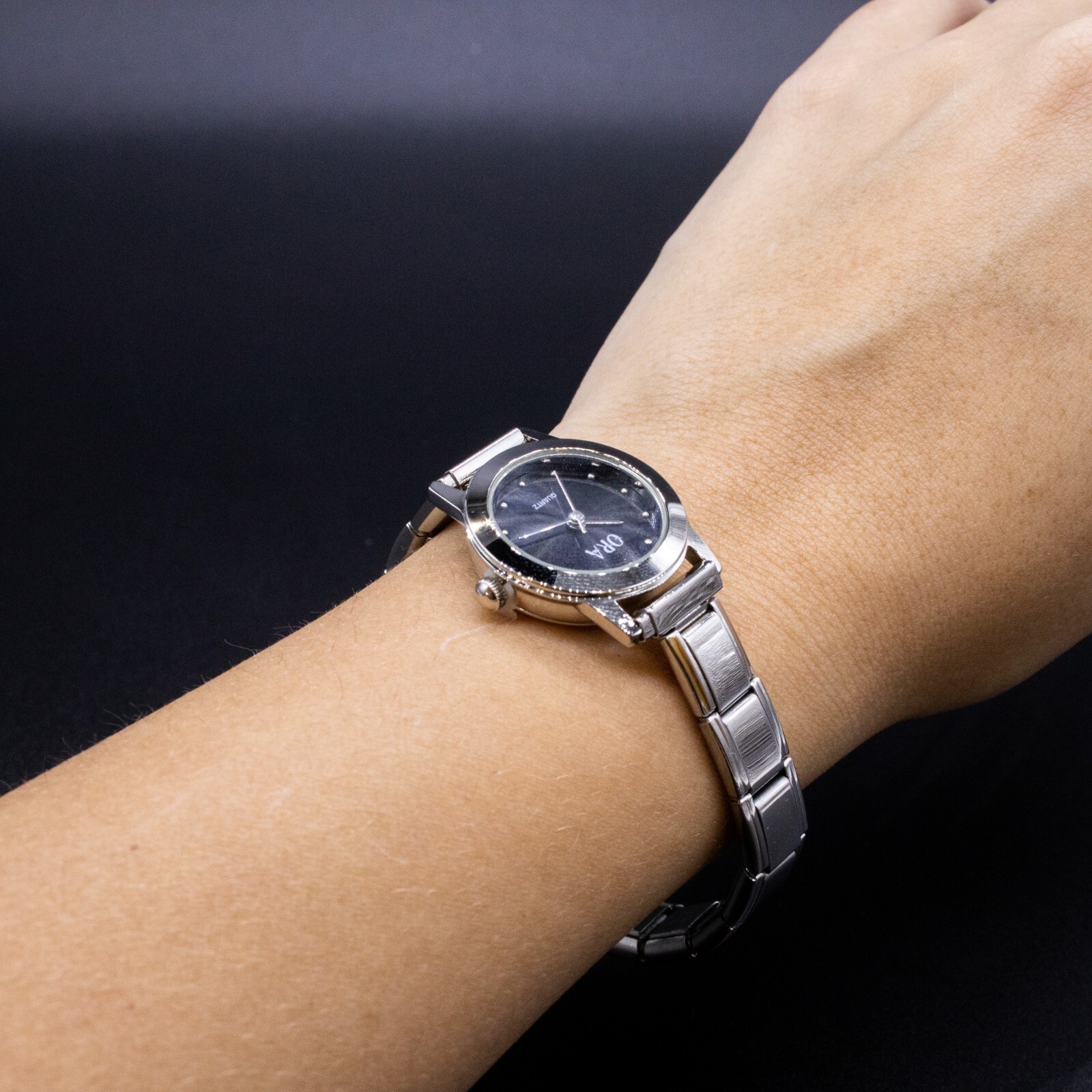 Fablinks Italian Charm Bracelet Watch, 316 Stainless Steel Dlinq Charms Watches