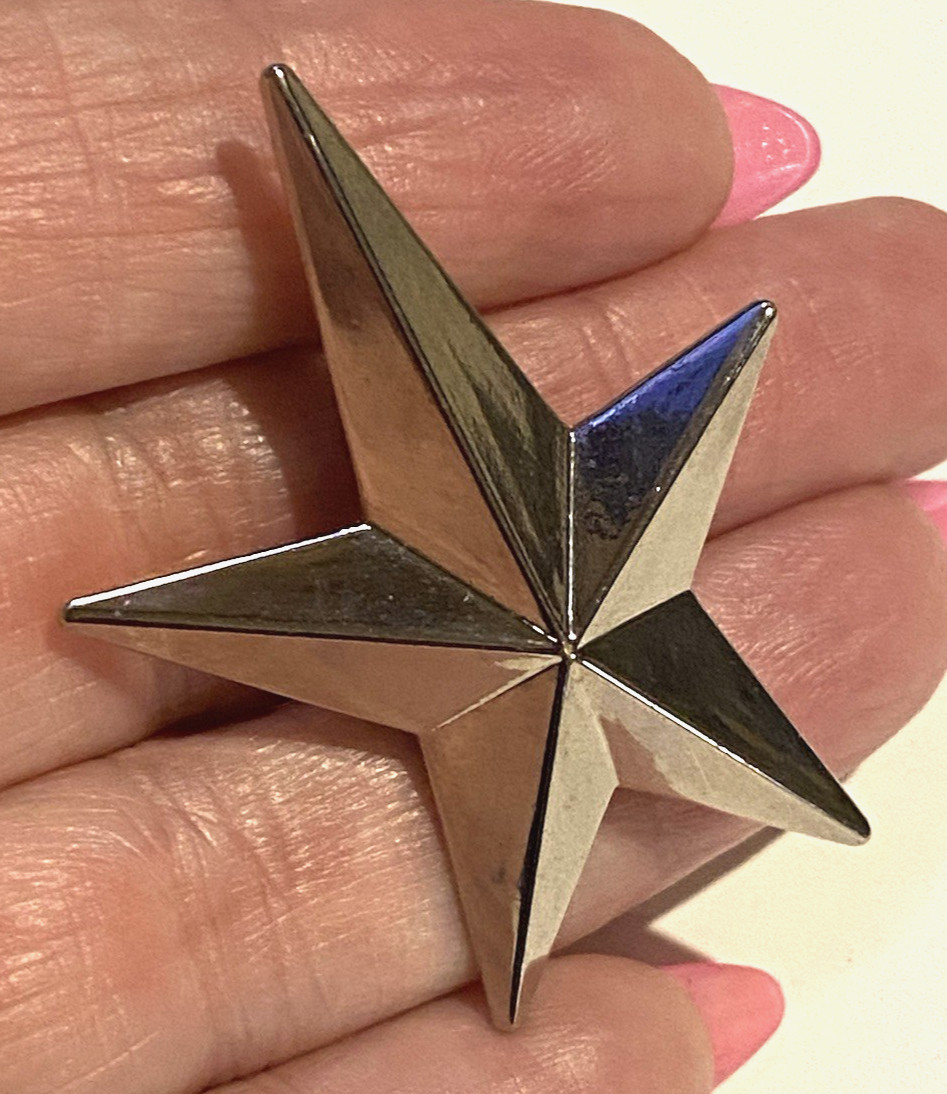 Y2K VTG THIERRY MUGLER ANGEL (Perfume) Star Brooch / Pin-PRISTINE-Rare Beauty