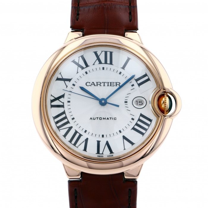 Cartier Ballon Bleu W6900651 Pink Gold 42.0mm Silver Dial Automatic #YKW367