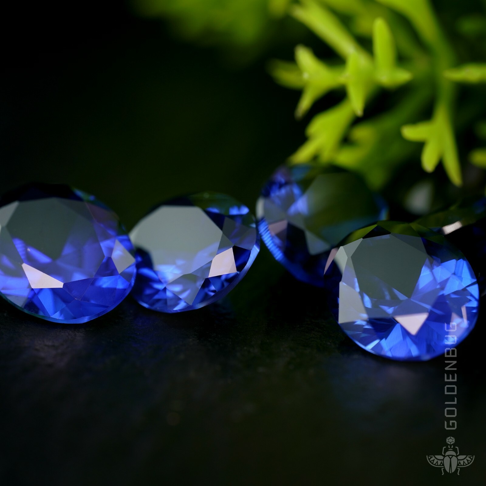 Genuine Sapphire Oval Cut Top Quality Blue Corundum Created Loose Gemstone EU