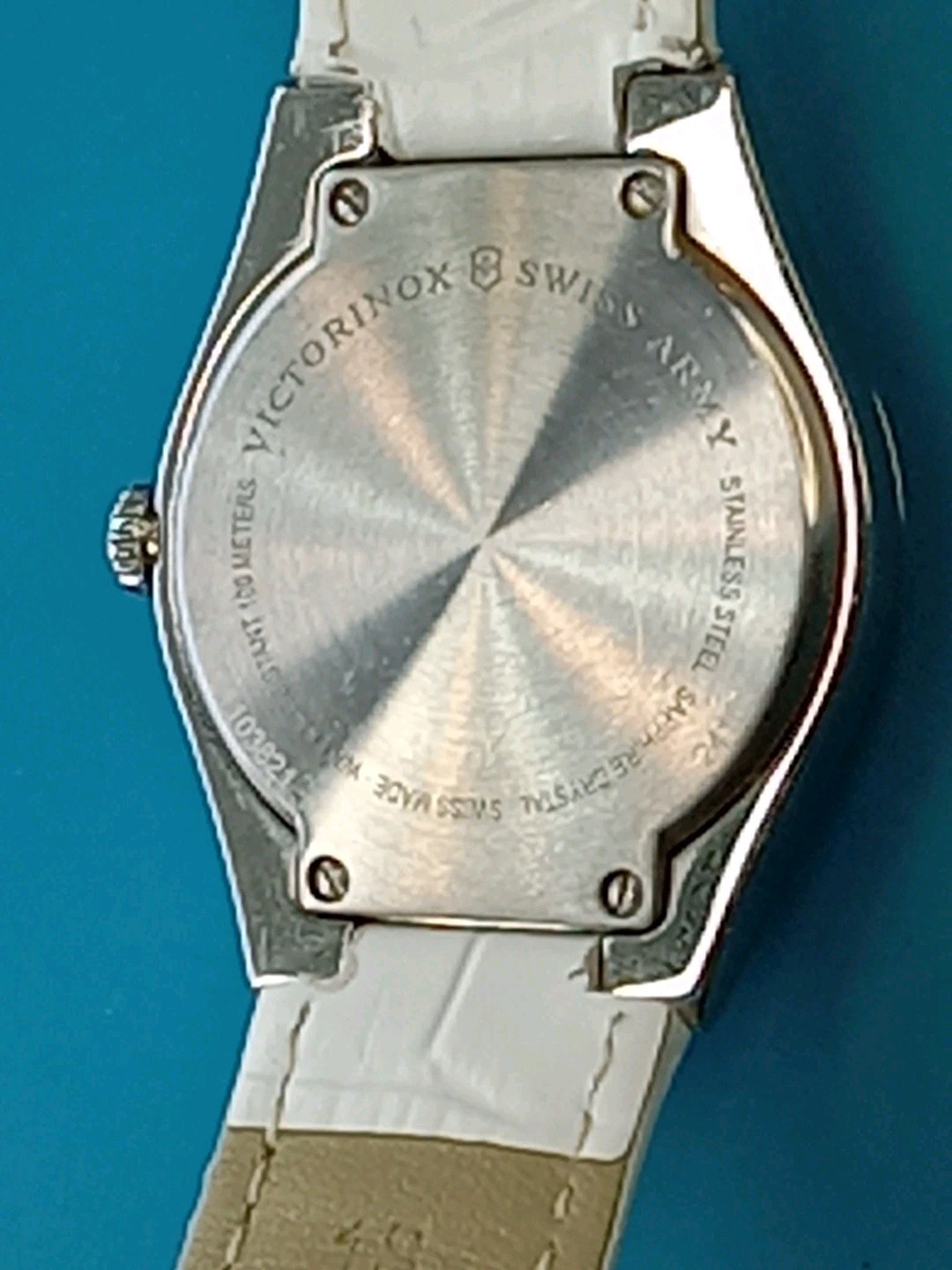 Victorinox Swiss Army Watch Women Victoria Infinity Dial Date New Leather Band