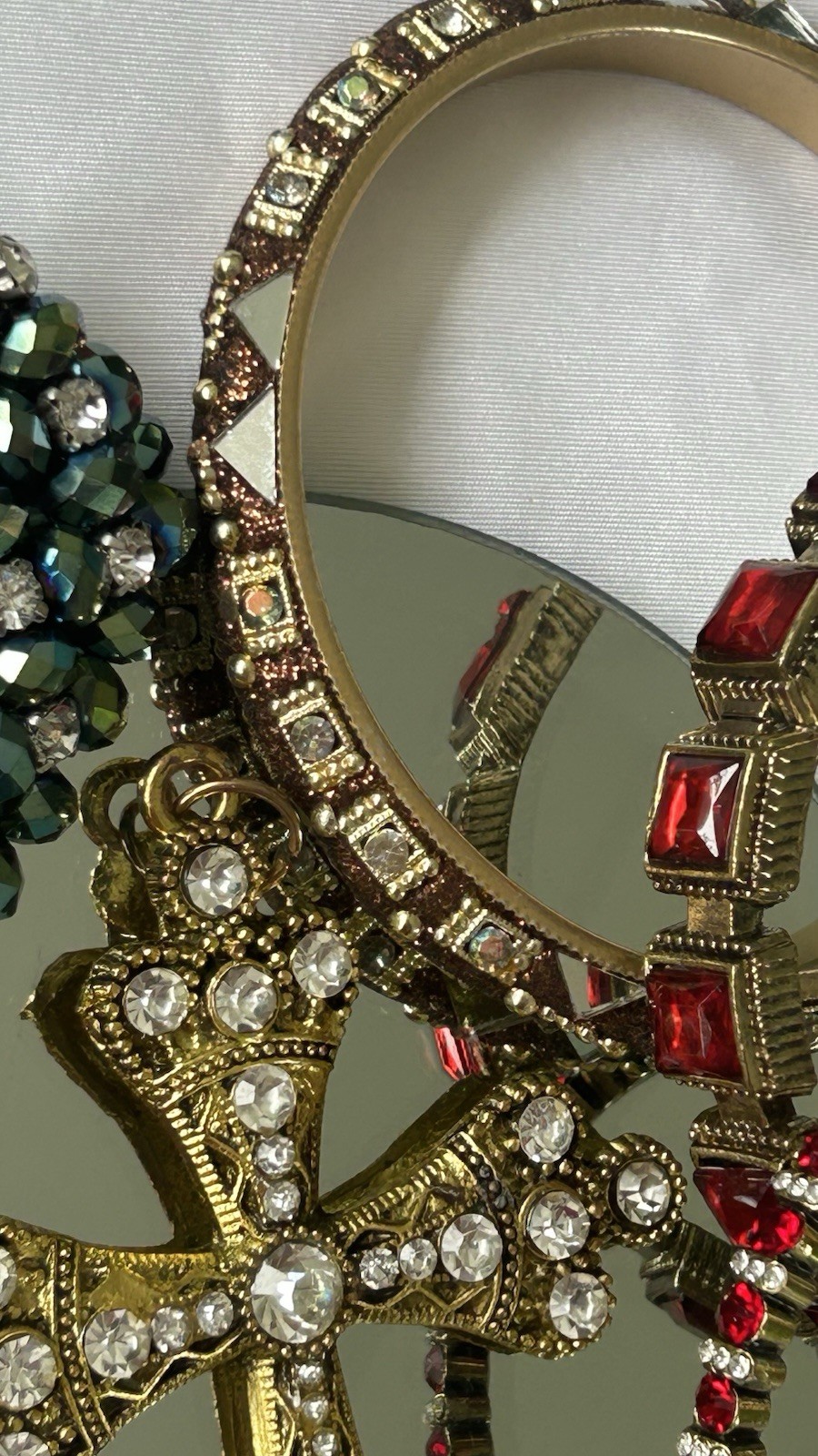 Lot Of 12 VTG Costume Jewelry Pendant Bracelet Ring 1 Stone Missing