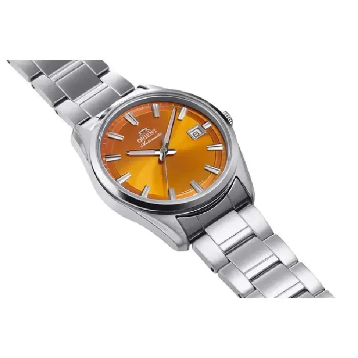 Orient Stretto Date RA-AC0R08 Special Edition Orange Dial New Full Set Men Watch