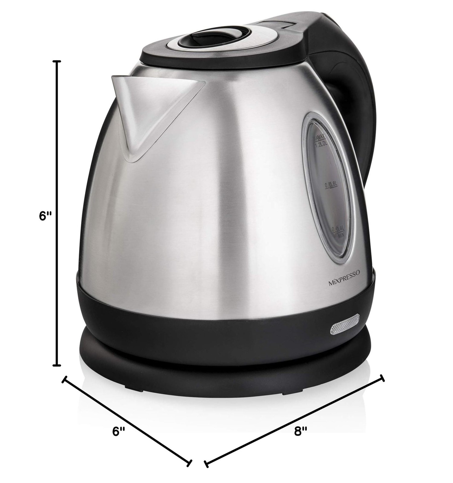 Moss & Stone Stainless Steel Electric Kettle, 1.2L Cordless 1500W | Small, po…