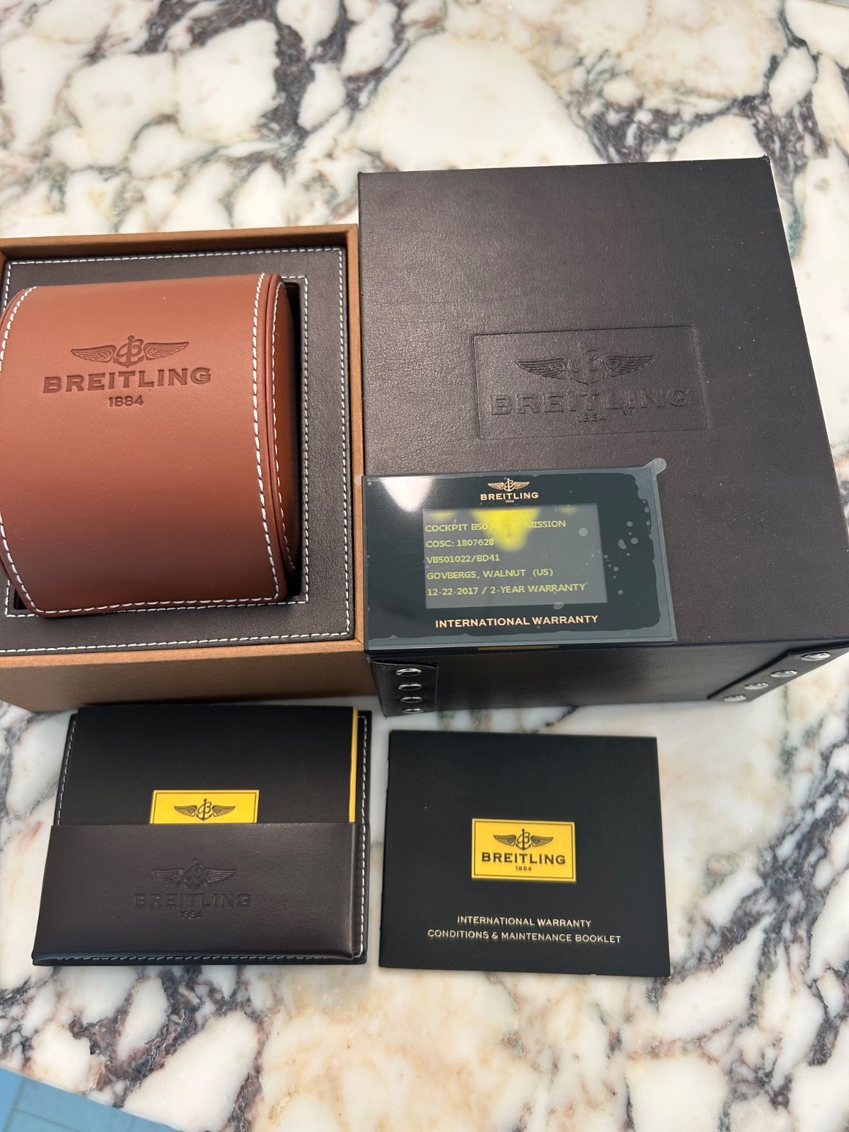 Breitling Professional VB5010 – B50 Night Mission – Orig Box, Papers, Chargers