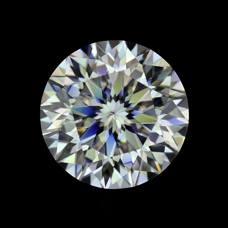 D Color Round Cut Moissanite Stone 0.1CT-12CT w/ Report for Jewelry Making