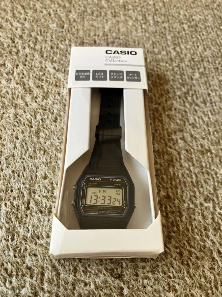 CASIO F-84W-1QJH Digital Watch Classic Slim Design JDM Genuine Authentic