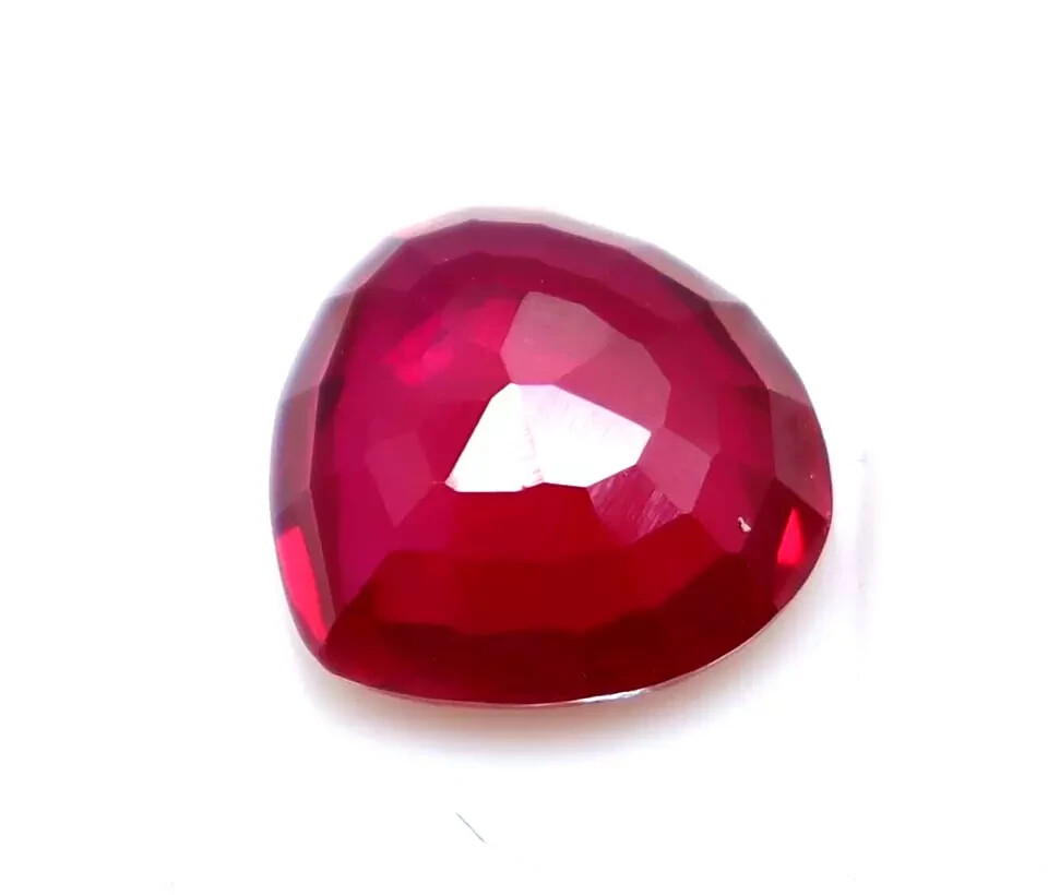 Natural Red Ruby Pear Cut 4.30 Ct Certified Loose Gemstone With Free Gift