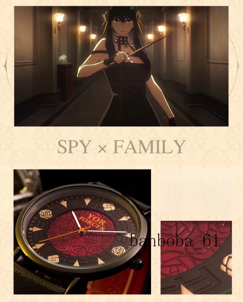 Spy x Family Yor Forger Anime Quartz Watch Cosplay Collectible Fashion Gifts