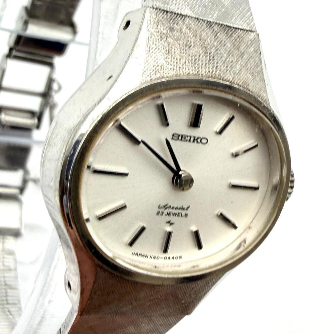 Rare Seiko 23-jewel manual-winding oval watch, special edition, women’ 〔NEW〕