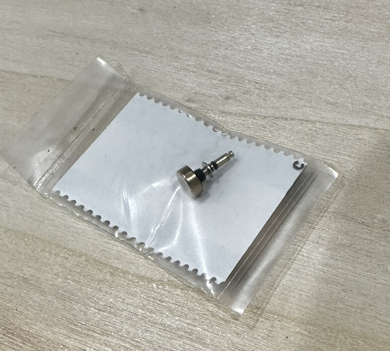 New Genuine Citizen Yellow Gold Color Complete Pusher, Push Button Part 508-3589