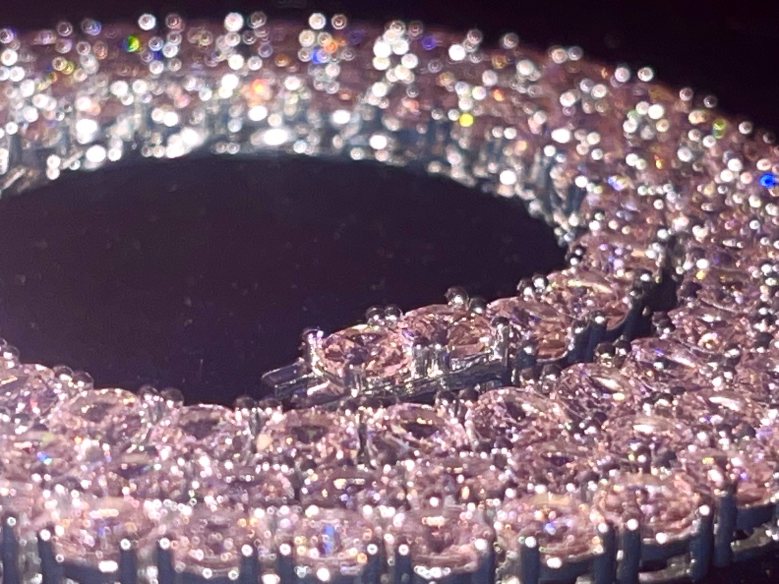 Colored Zirconia Tennis Necklaces ICED OUT Jewelry