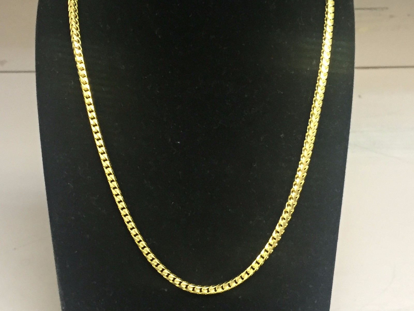 14k Yellow Gold 18″ Mens Solid Franco Link 4.7mm 63 Grams Pendant Chain Necklace