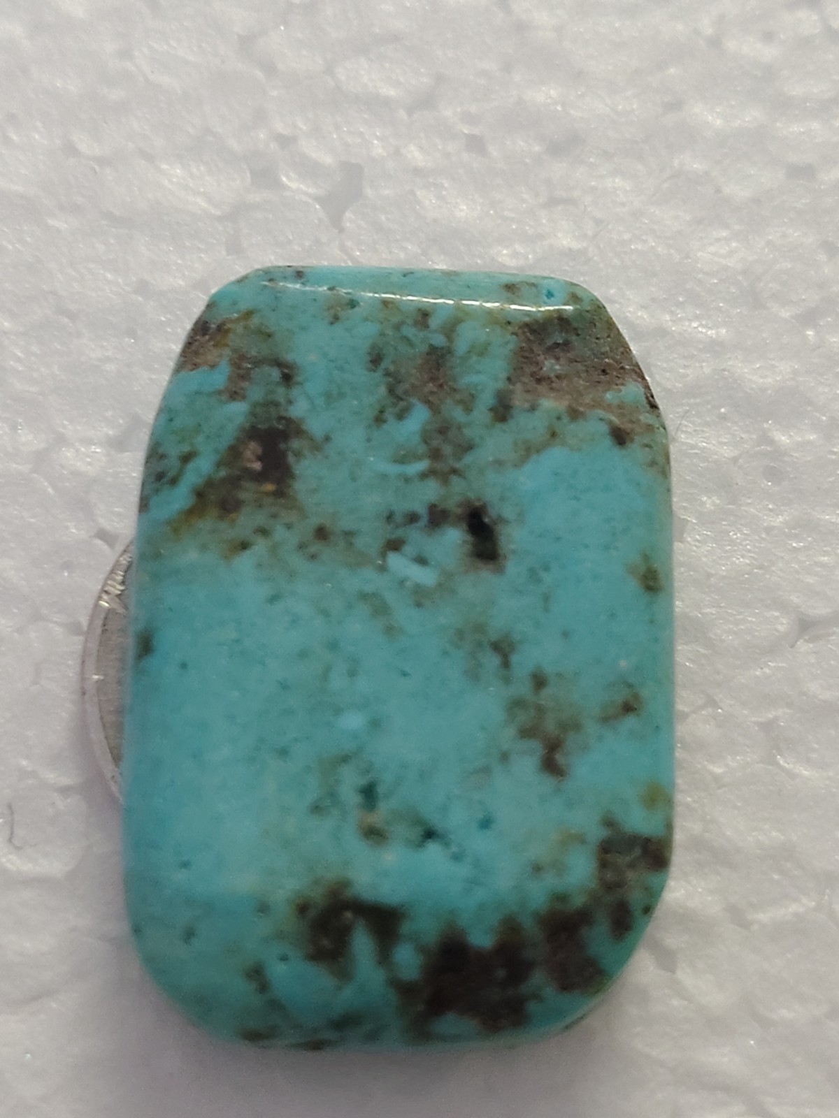 31 Ct. Rectangular Turquoise Cabochon