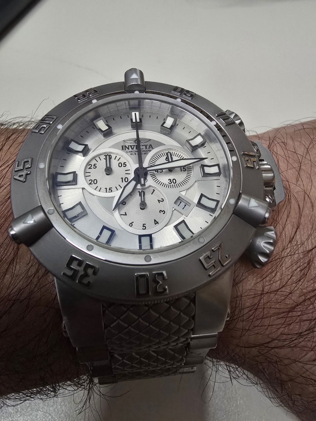Invicta Subaqua Noma III Swiss Chronograph – Stainless Steel + 5 Extra Straps