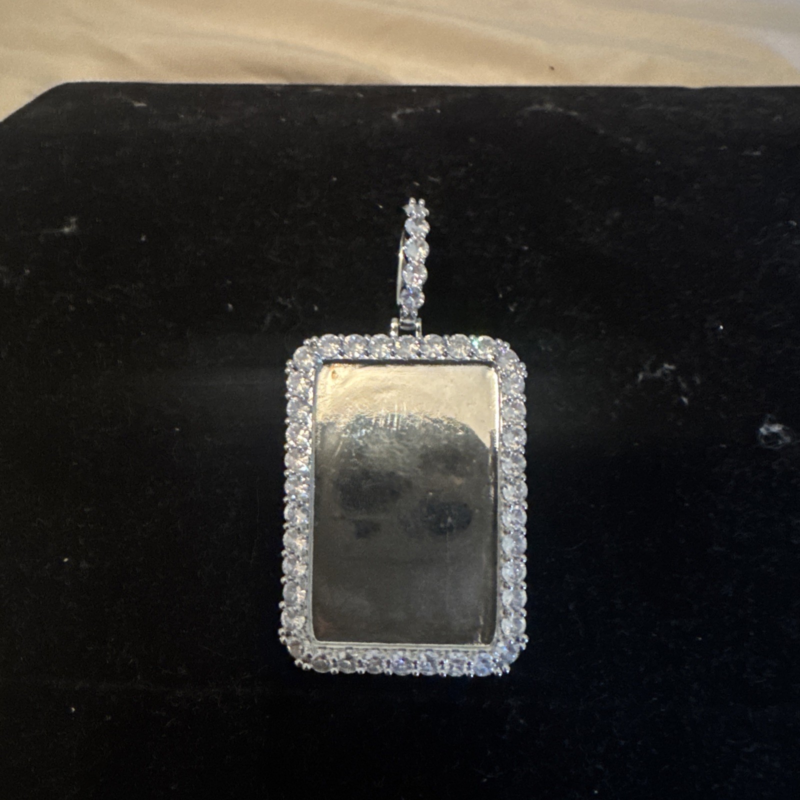 Silver Plated Picture Pendant
