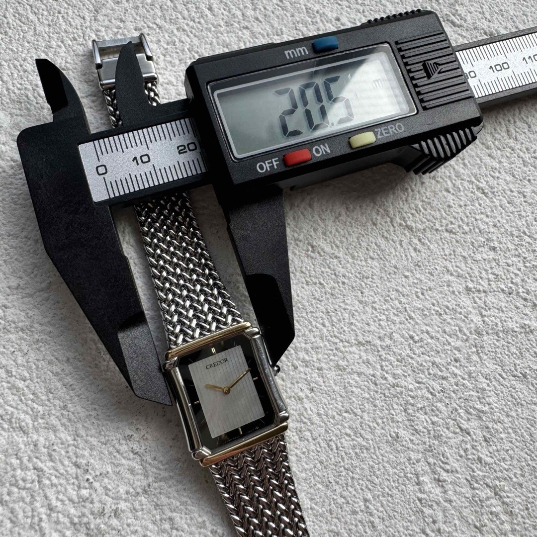 Working SEIKO Credor 8420 6690 18K Shell Dial Watch from Japan
