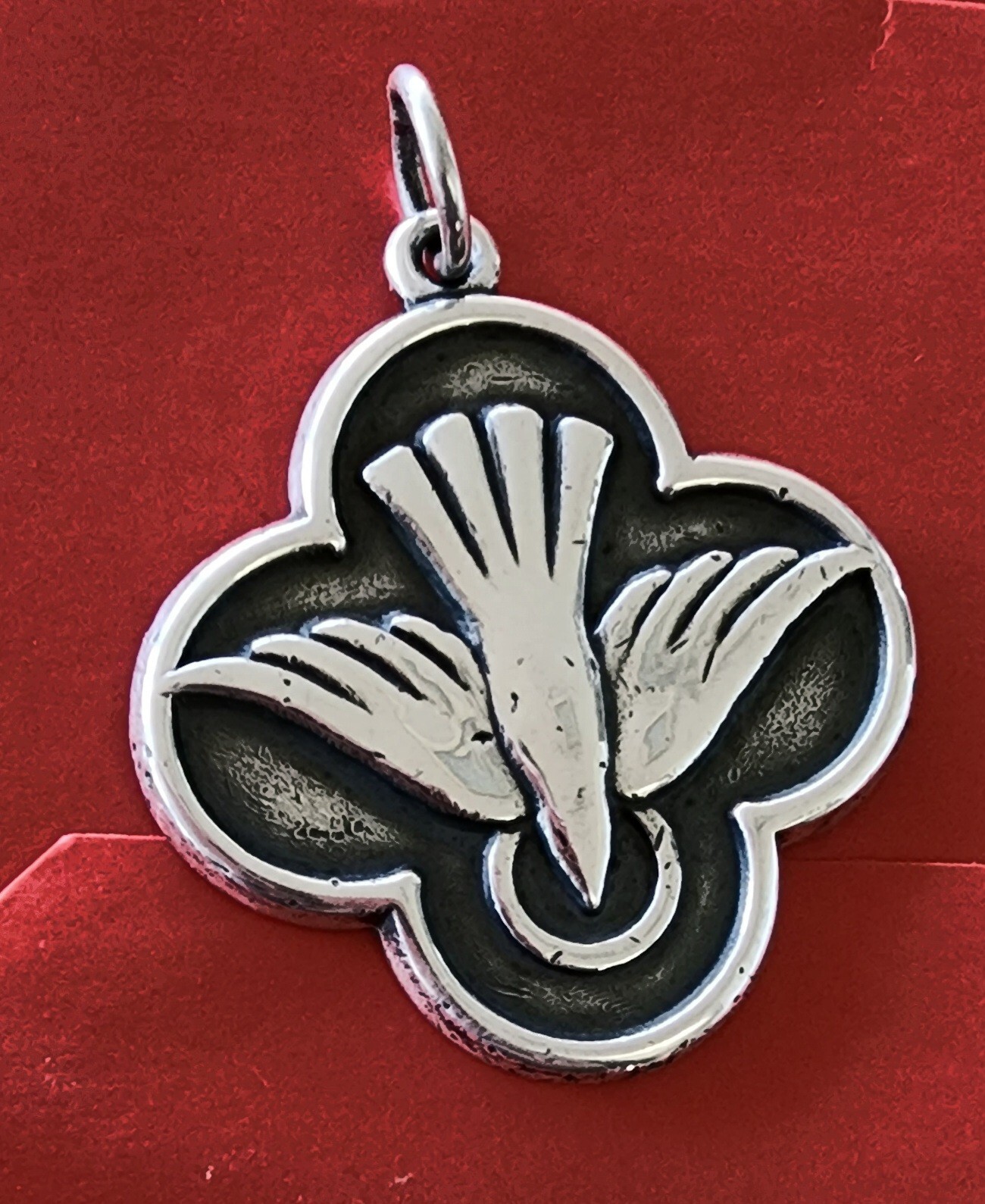 Retired James Avery Large Descending Dove Heavy, Solid Pendant 12.45 Grams NEAT!