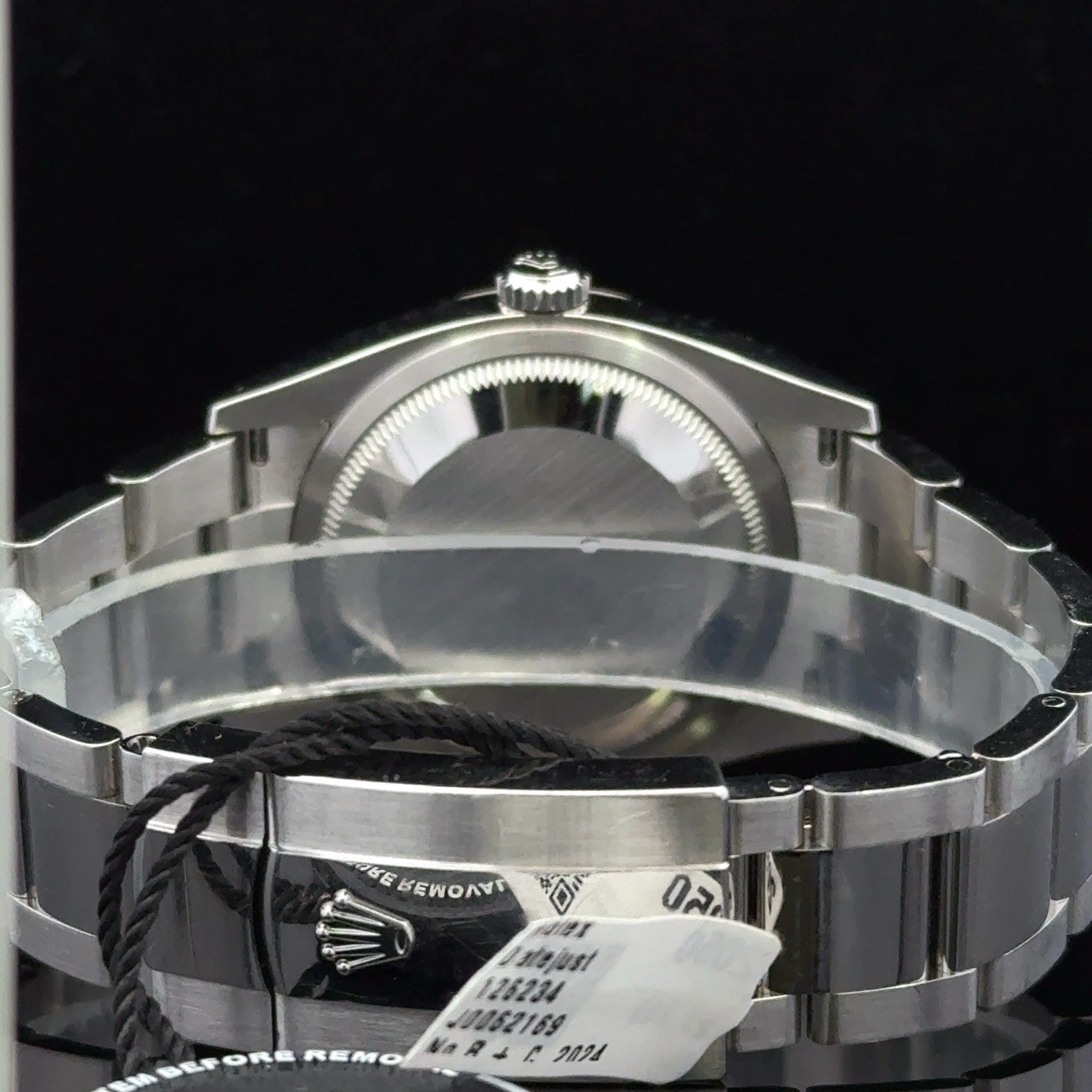 2024 Rolex Datejust 126234 Silver Oyster Bracelet with Silver Bezel WATCH + CARD