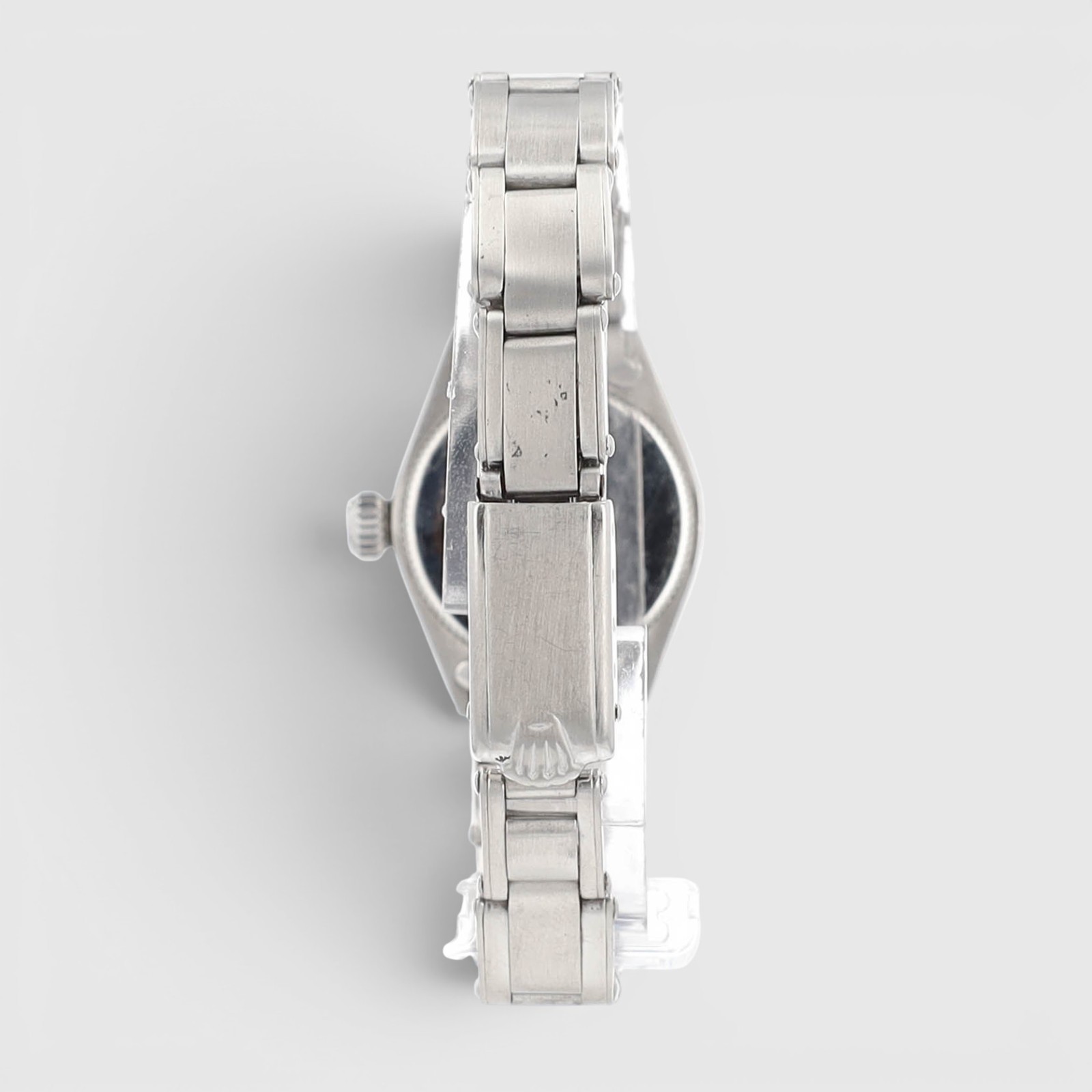 Rolex Precision 6523 25mm Silver Index Stainless Steel Manual Winding Watch