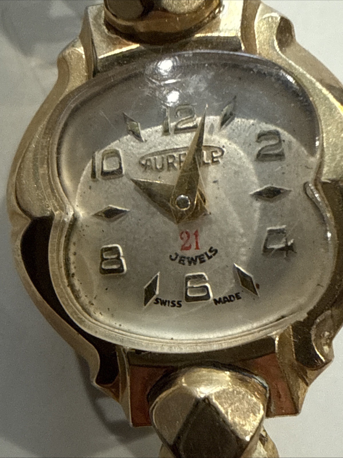 Aureole Women’s Swiss Watch 21 Jewels Vintage With Box. Free Shipping!