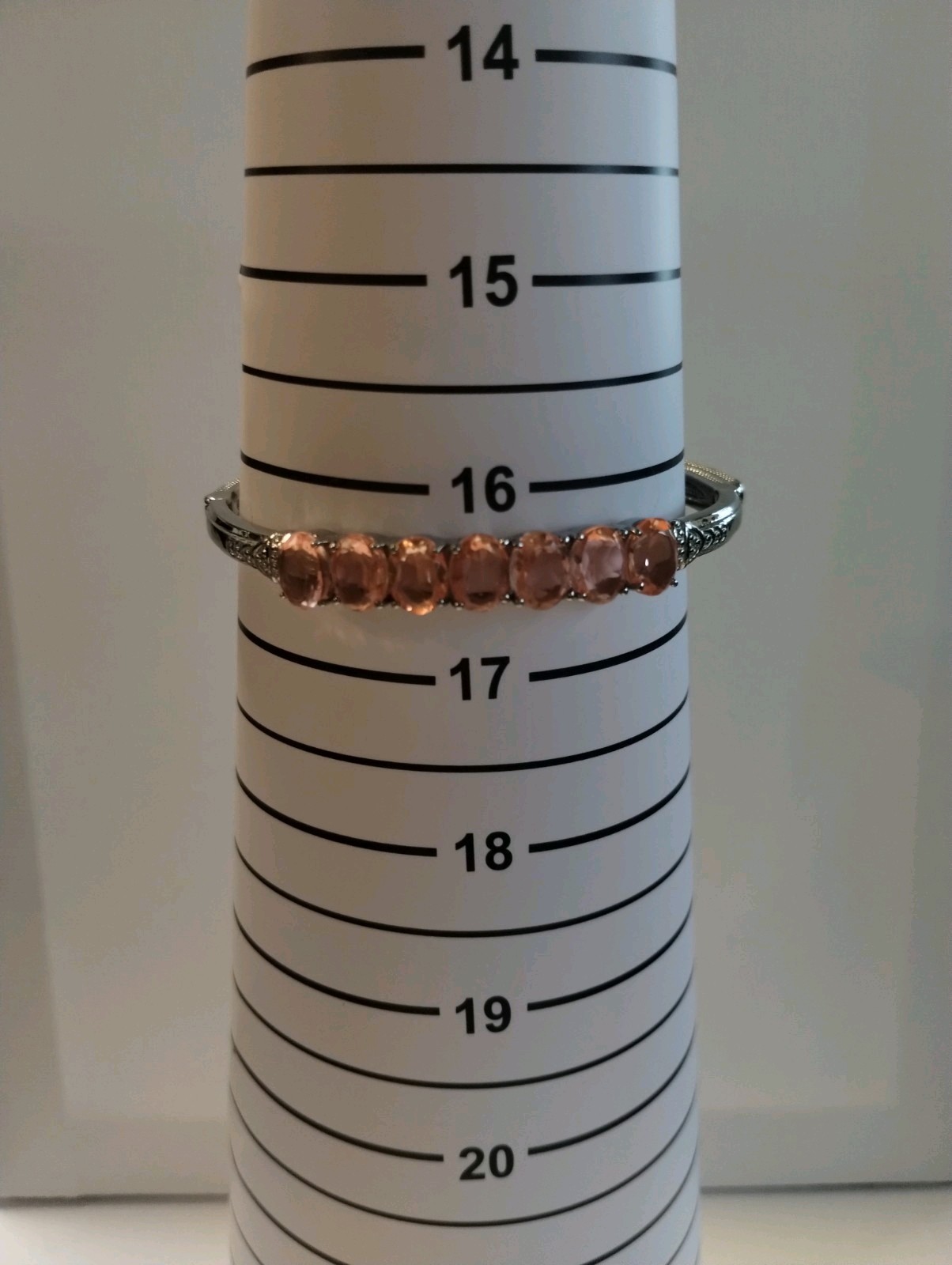 Morganique Quartz Adjustable Bangle Bracelet In 316L Stainless Steel 6.50-7.87in
