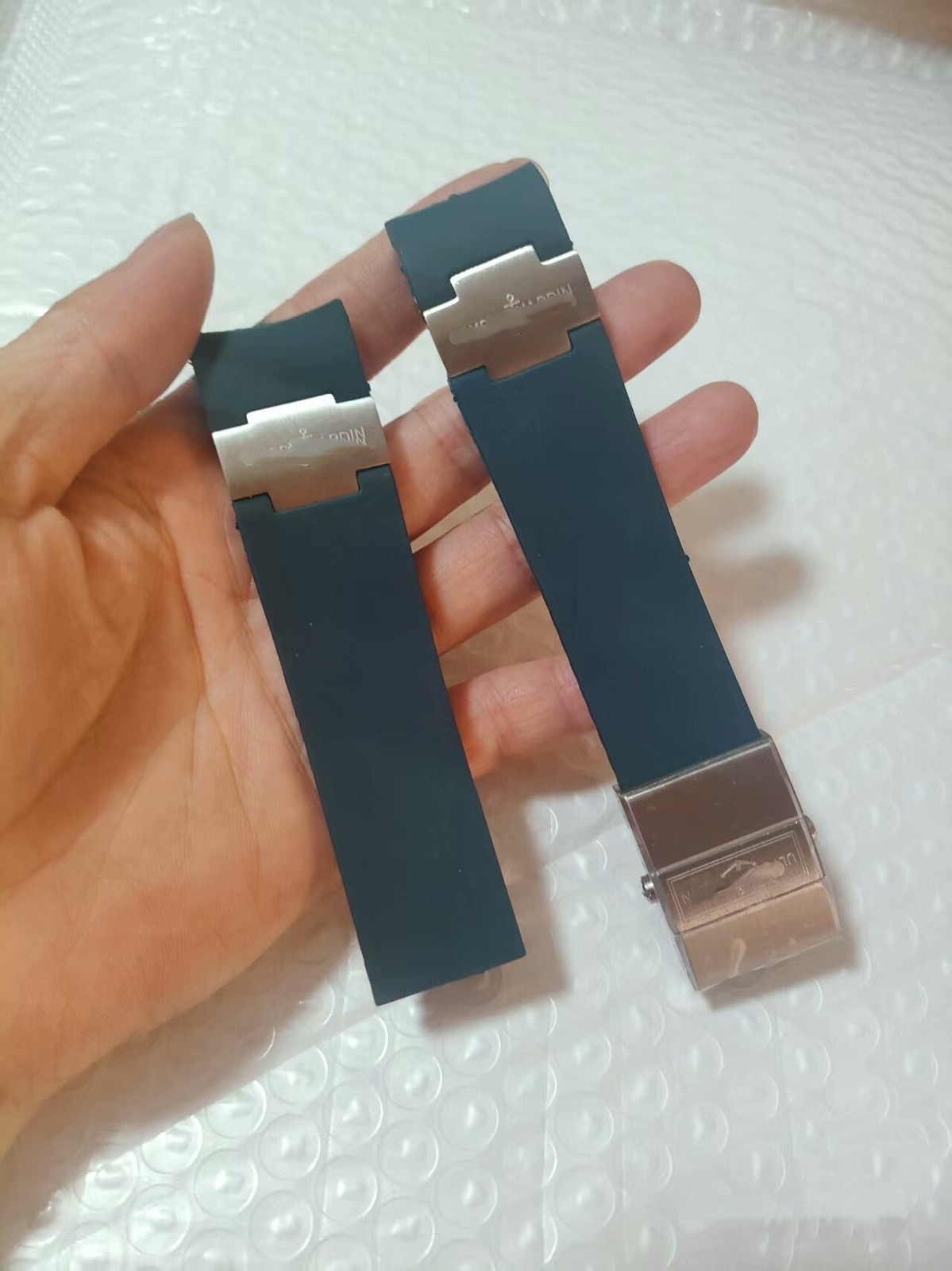 22mm Rubber Strap Fits For Ulysse Nardin Maxi Marine / Diver Silicone Watch Band