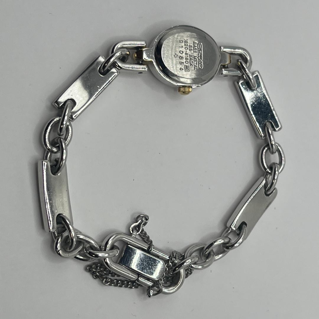 SEIKO Dress Watch Oval Case 1E20-6160 Battery Replaced