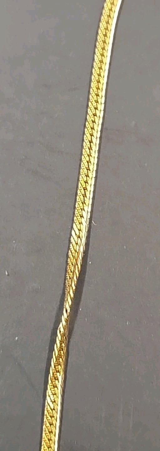 American Showcase Gold Tone Necklace Korea 18” Basic Chain Necklace Jewelry