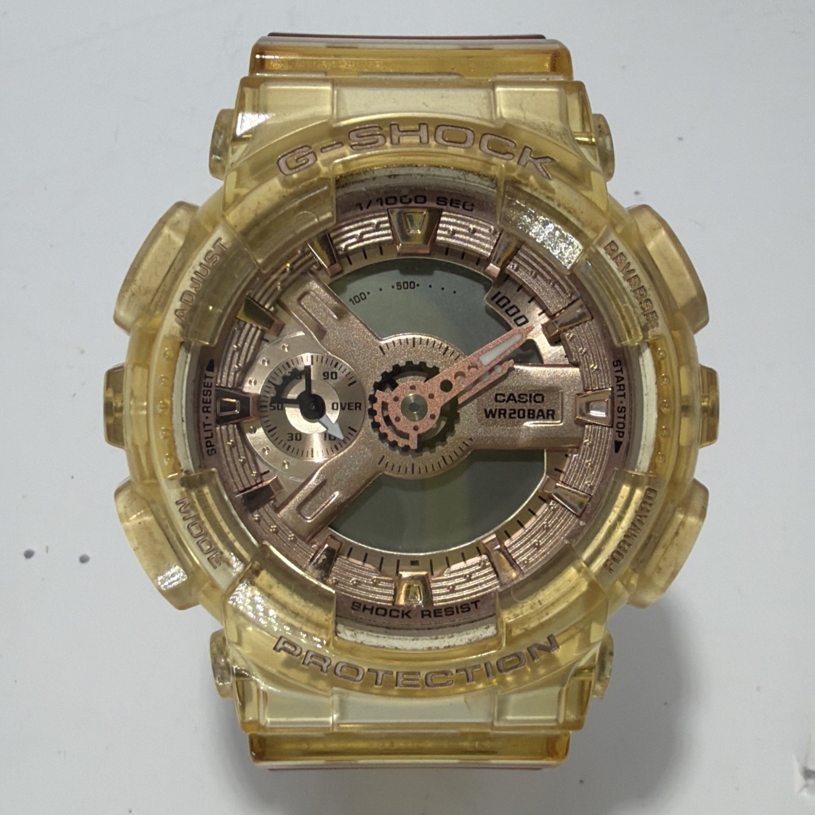 CASIO – G-SHOCK – GMA-S110SR – CLEAR – ROSE GOLD PINK WOMEN WATCH