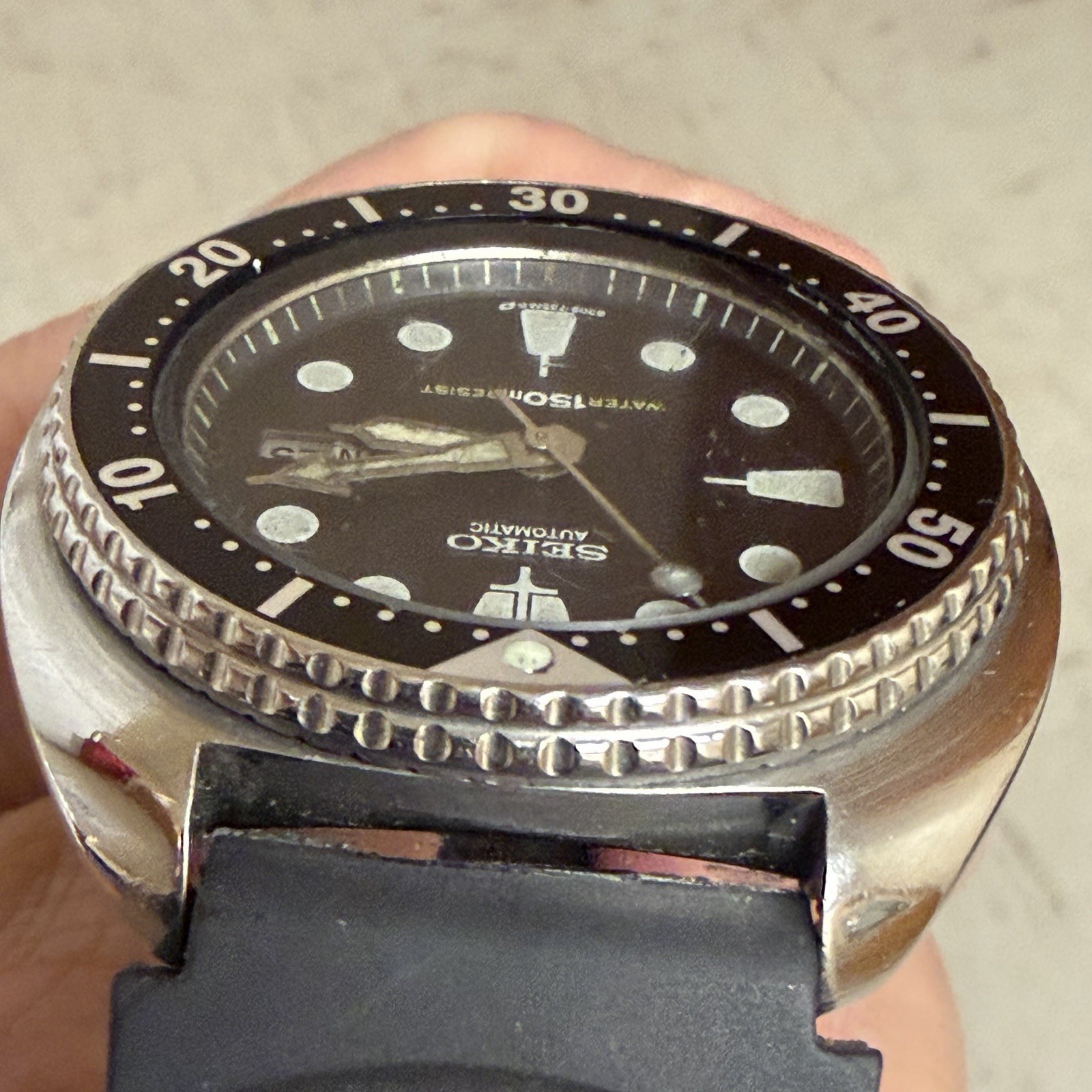 Vintage Seiko Turtle 6309-7040 Automatic Diver Watch. Clean Movement!