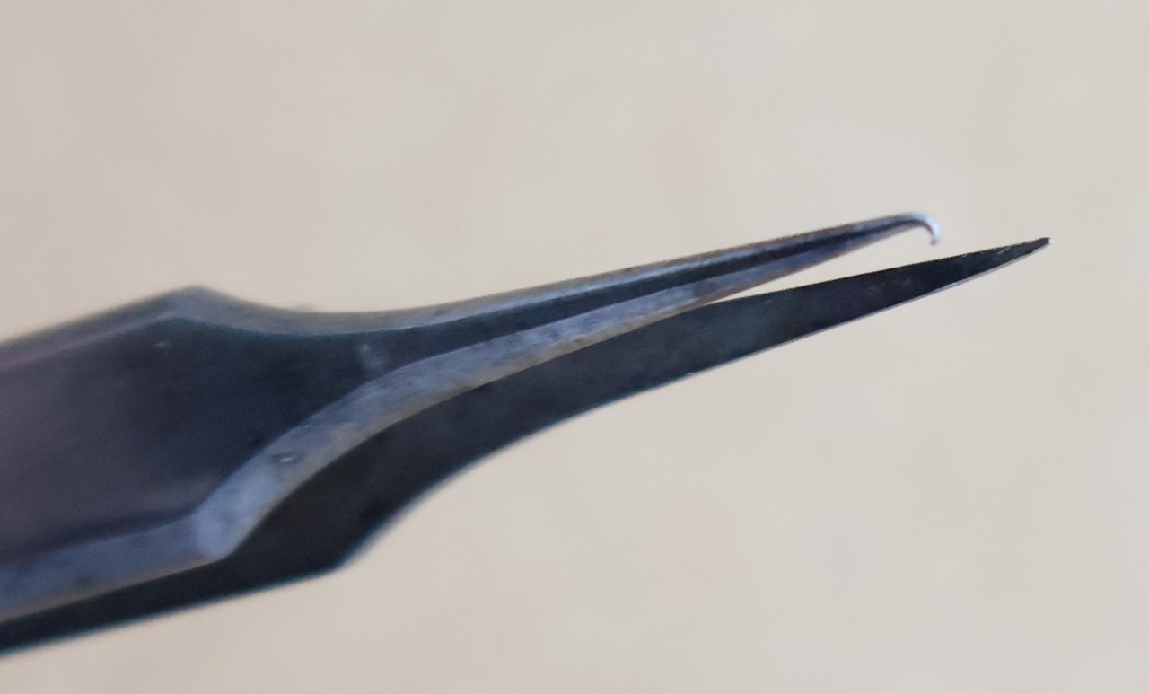 2 Pr. of Tweezers: Tanic No. 5/AT + duMont Fils No. 4 / Switzerland / MT Tools