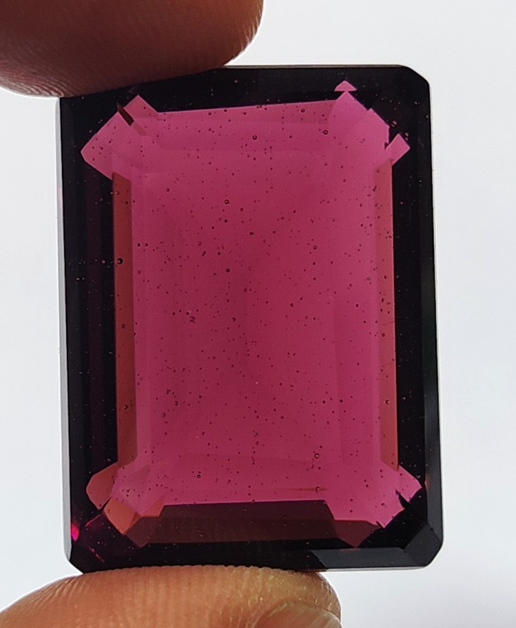 Raspberry Pink Large Rhodolite Garnet 95 Ct. Emerald Loose Gemstone Gift 4 Women