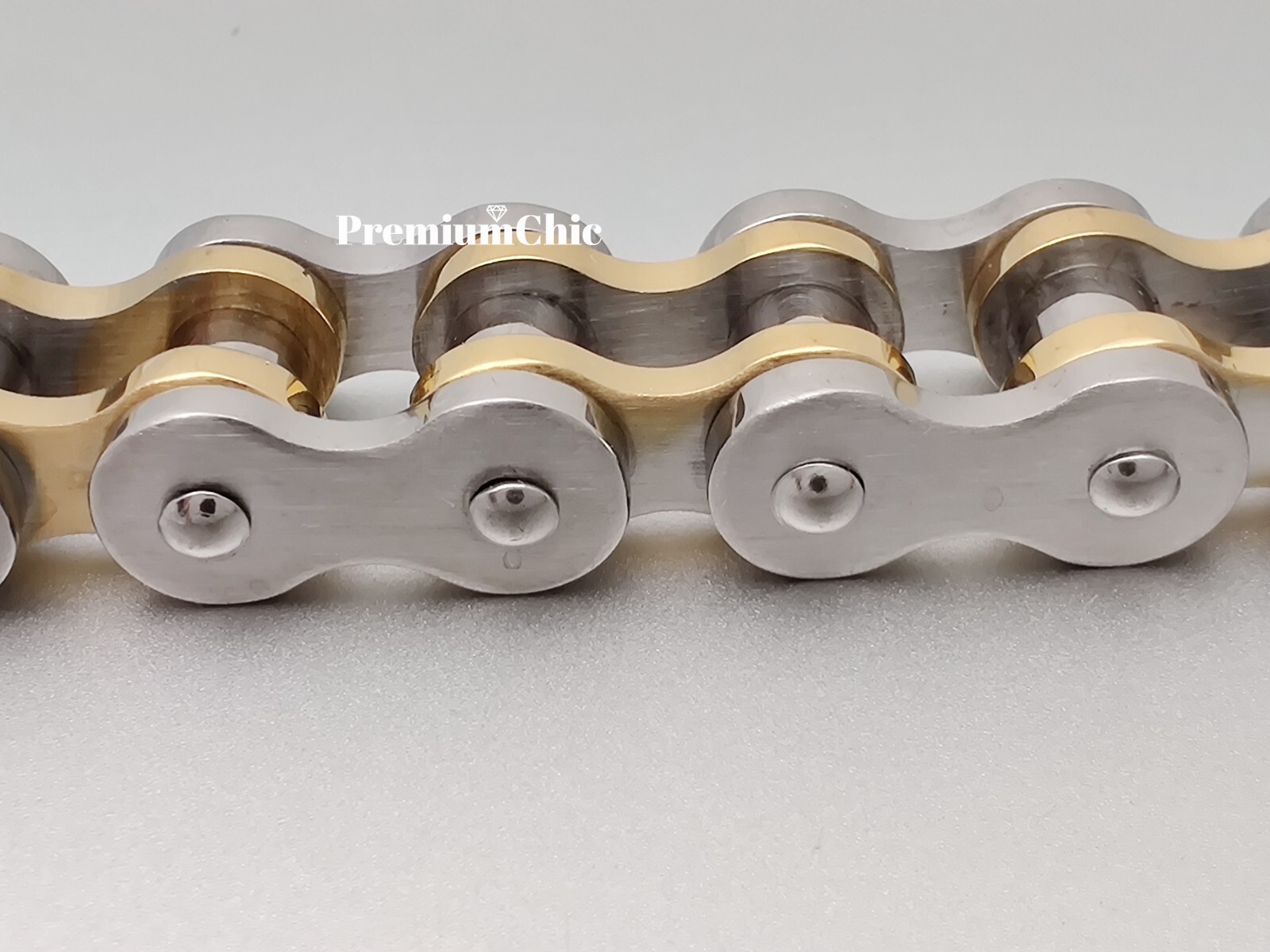 SOLID Stainless Steel Motorcycle Bike Chain Design Bracelet Men’s Jewelry 14MM