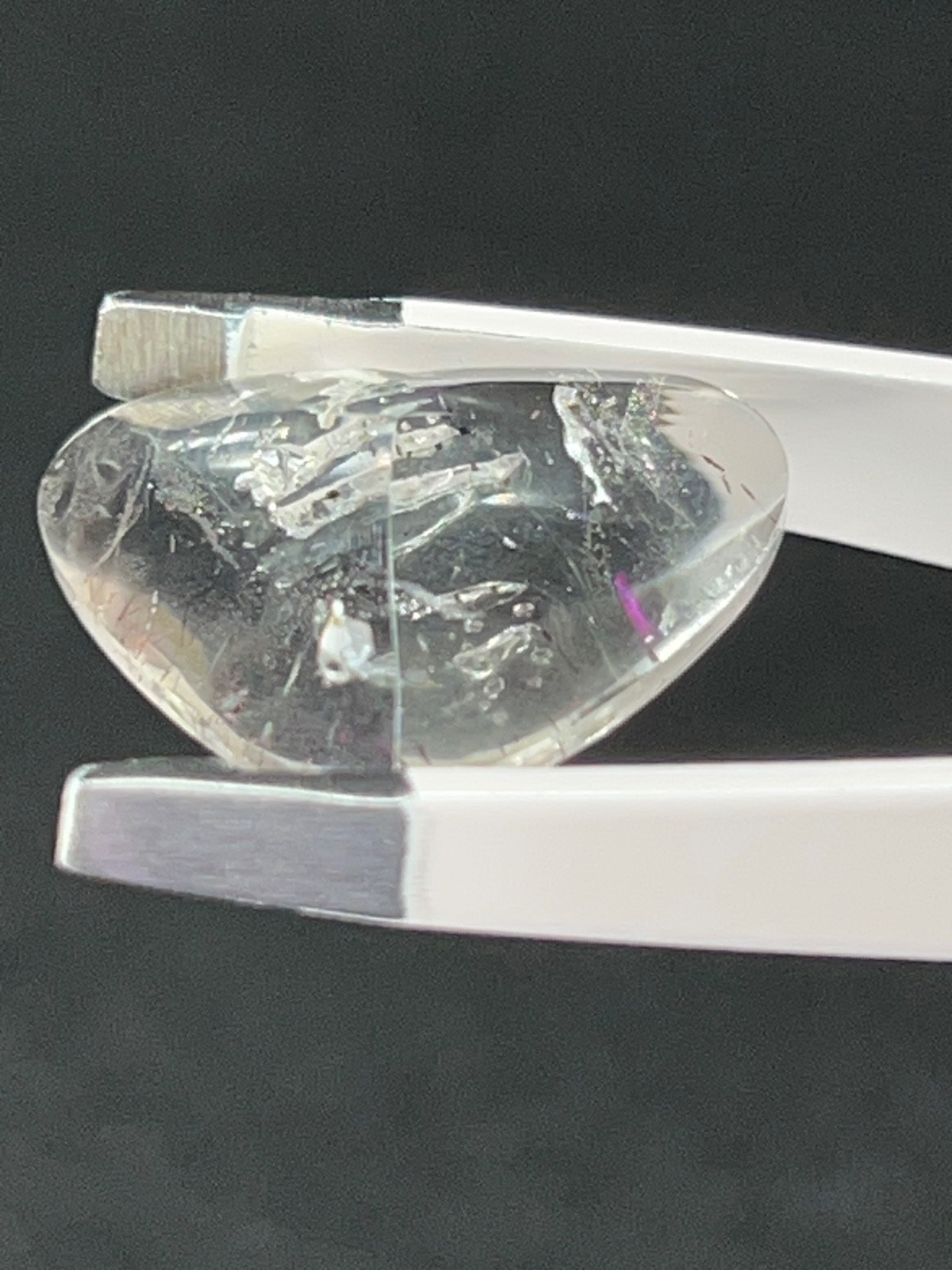 PFS-2 Pink Fire Quartz 10.40ct 20x16x7mm Brazil one mine worldwide