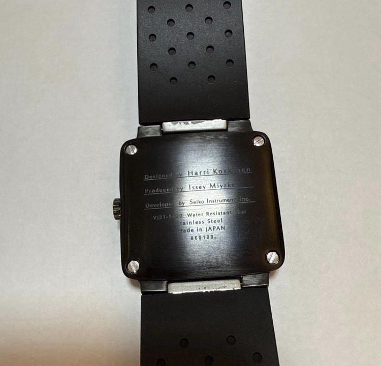 Great Condition ISSEY MIYAKE VAKIO Harri Koskinen Watch