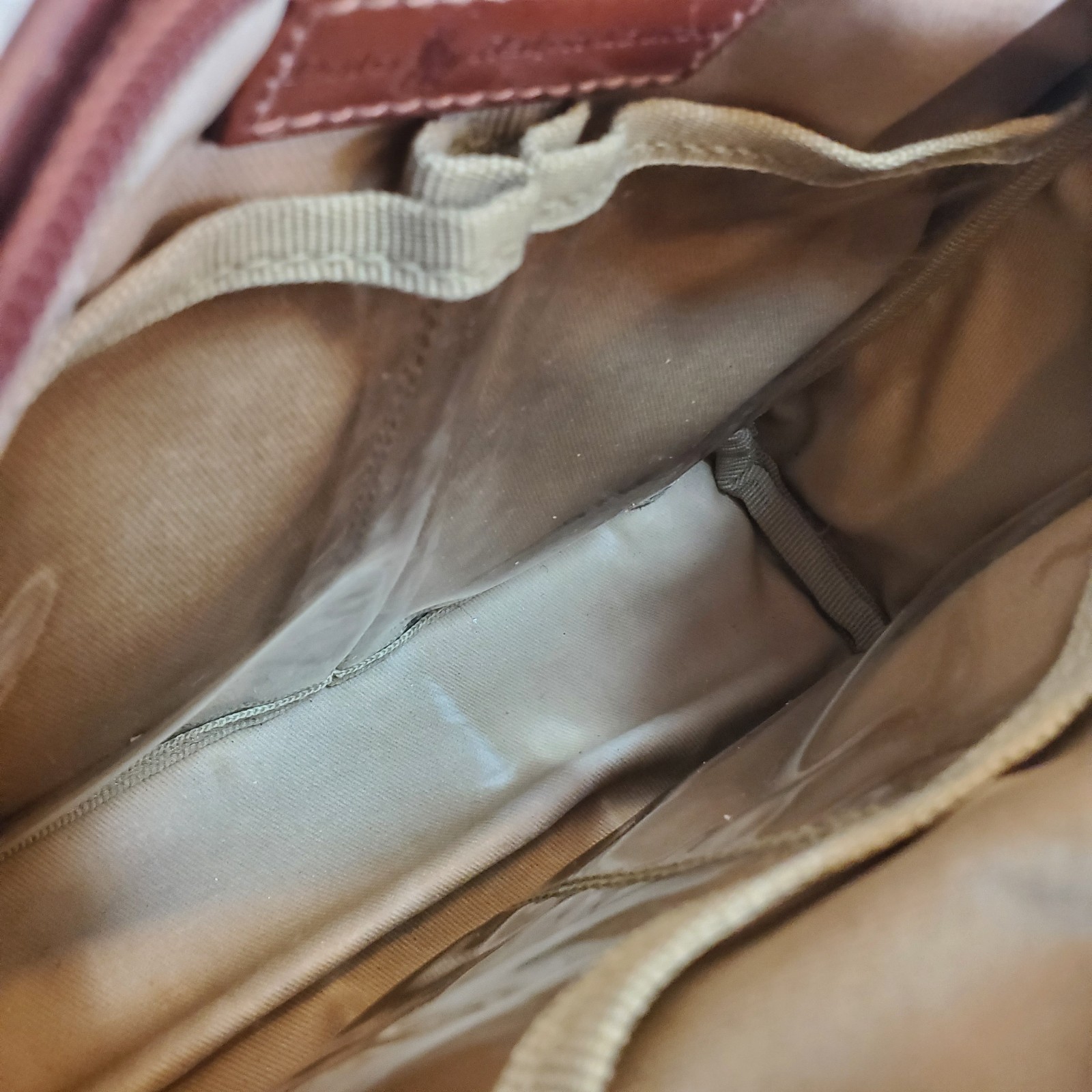 Polo Ralph Lauren Black Watch Check Pouch Clutch Bag Green PVC Leather