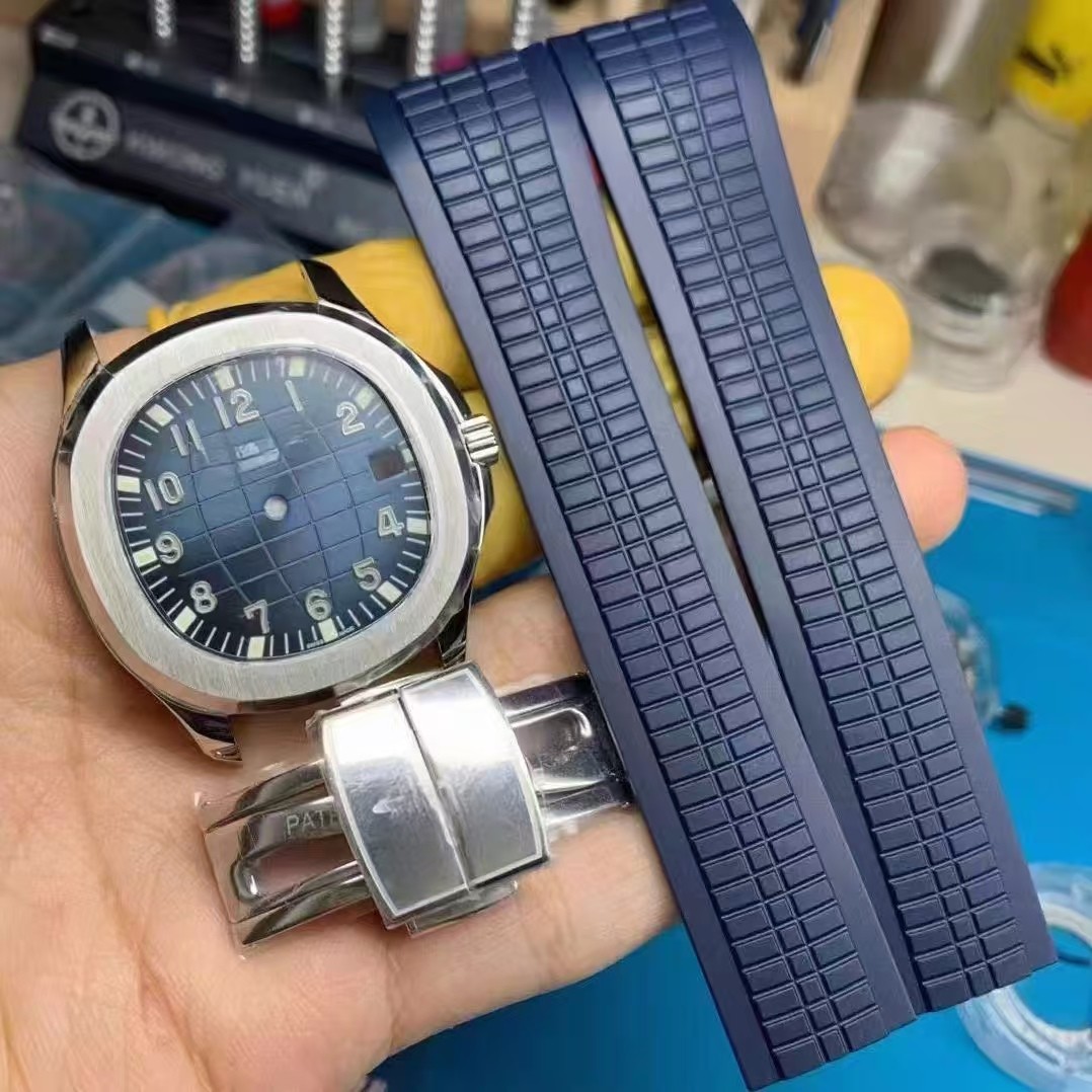 DIY Watch Part Kit for Aquanaut 2824 40mm Stainless Steel Case+Dial+Hands+Band