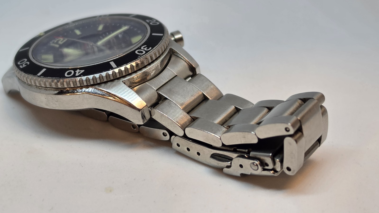 Mare Dominatore Del Mare Mecha Quartz Chronograph 45mm Men’s Watch SS Black Dial