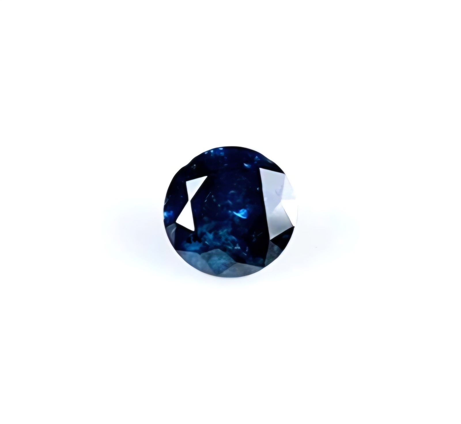 1.10ct Fancy Vivid BLUE DIAMOND Color Clarity I2 Top Spectacular Galaxy Pattern
