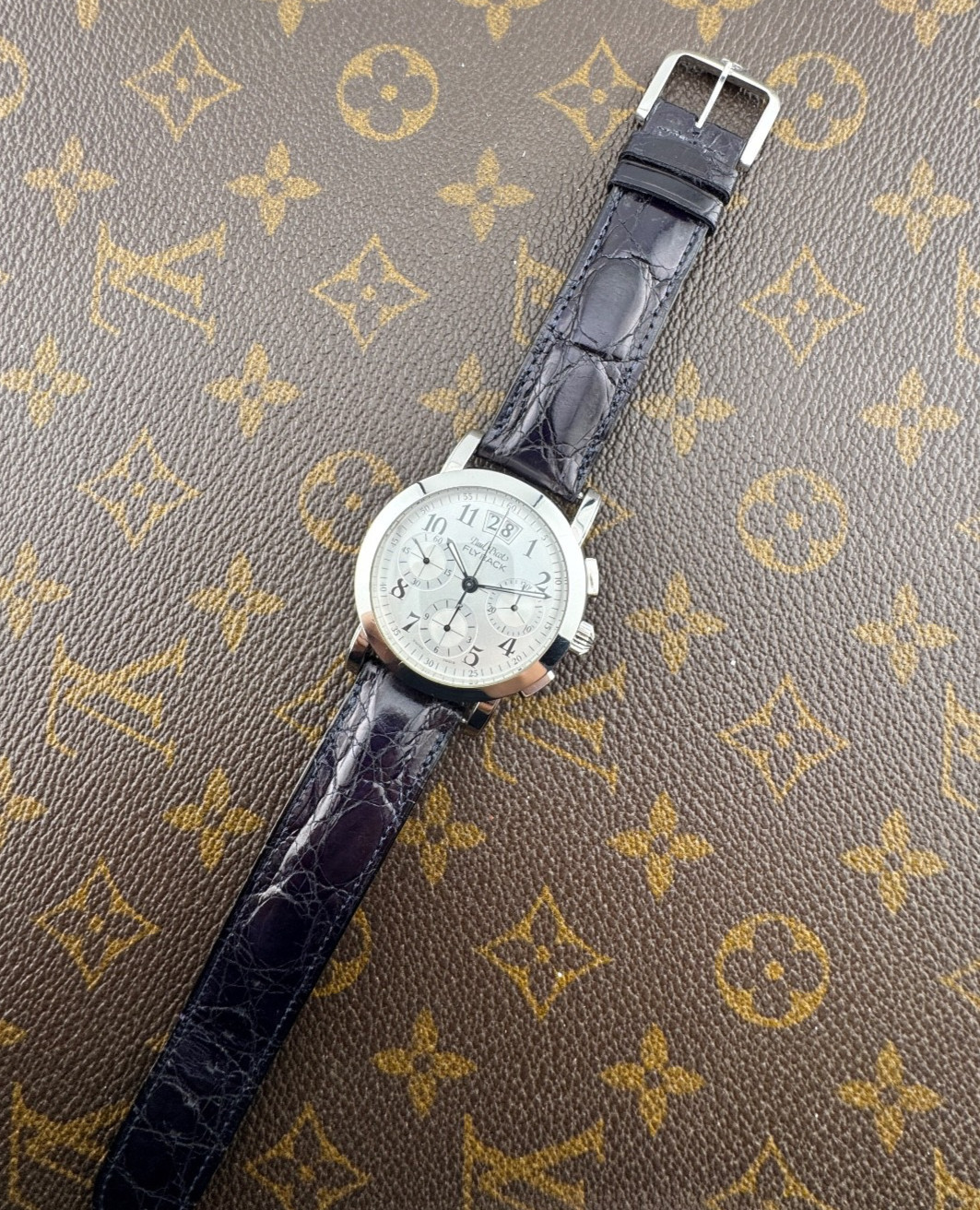Paul Picot Firshire Flyback Stainless Steel Gran Date Men Swiss Made