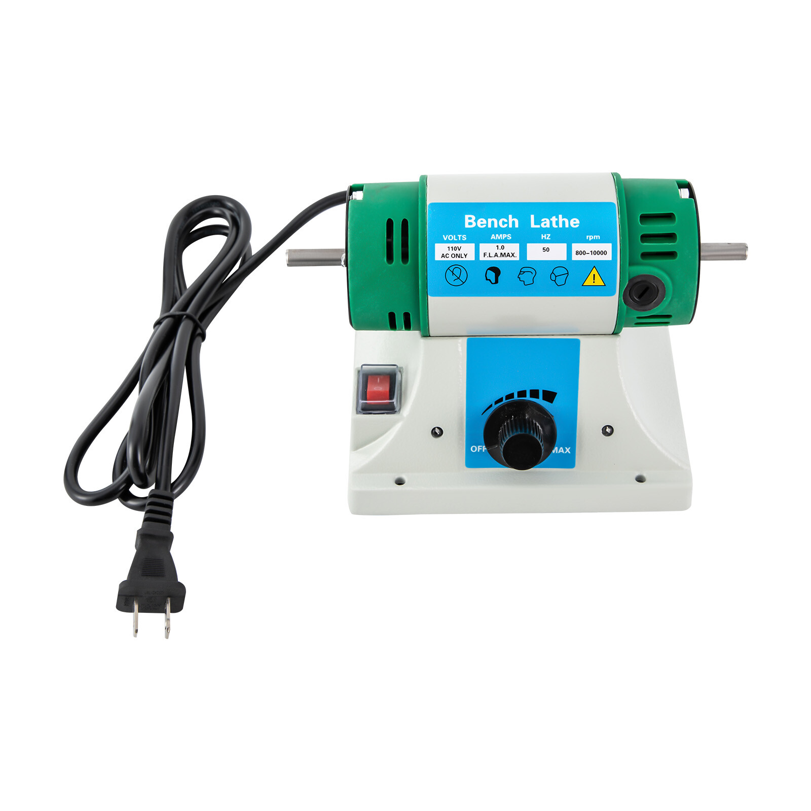Variable Speed Bench Grinder Jewelry Polisher Polishing Machine Craft Buffing