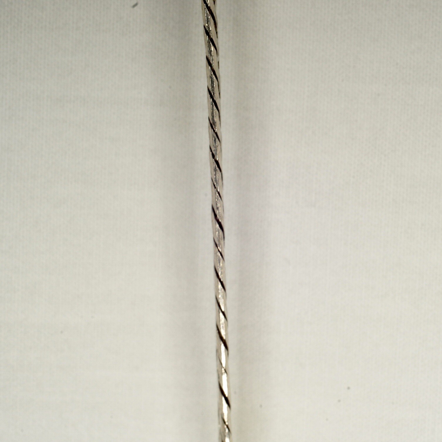 sterling silver textured herringbone bracelet HCT Italy lobster clasp 7.36”
