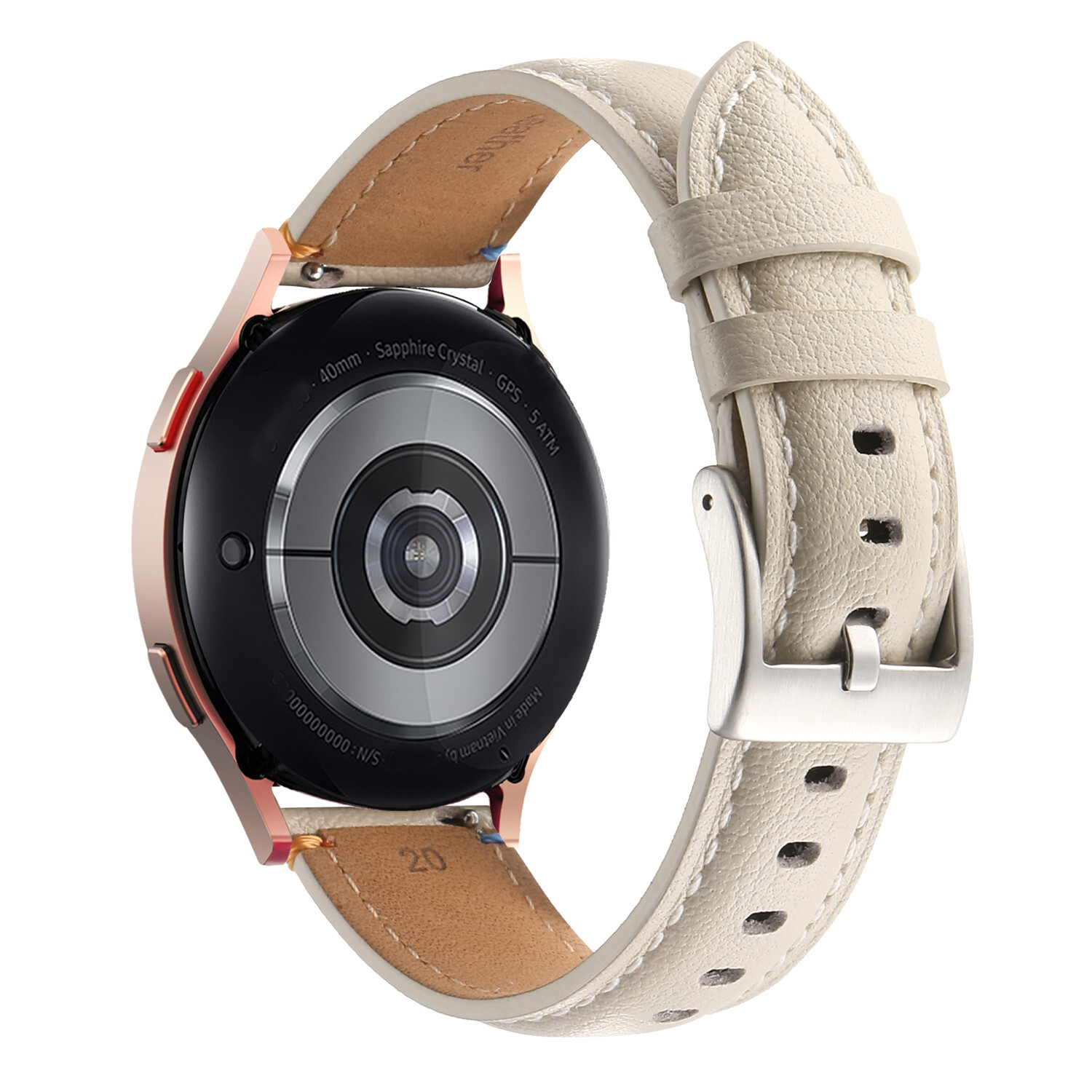 Vintage Watch Band 20mm 22mm Stitching Genuine Leather Strap Bracelet Wristband