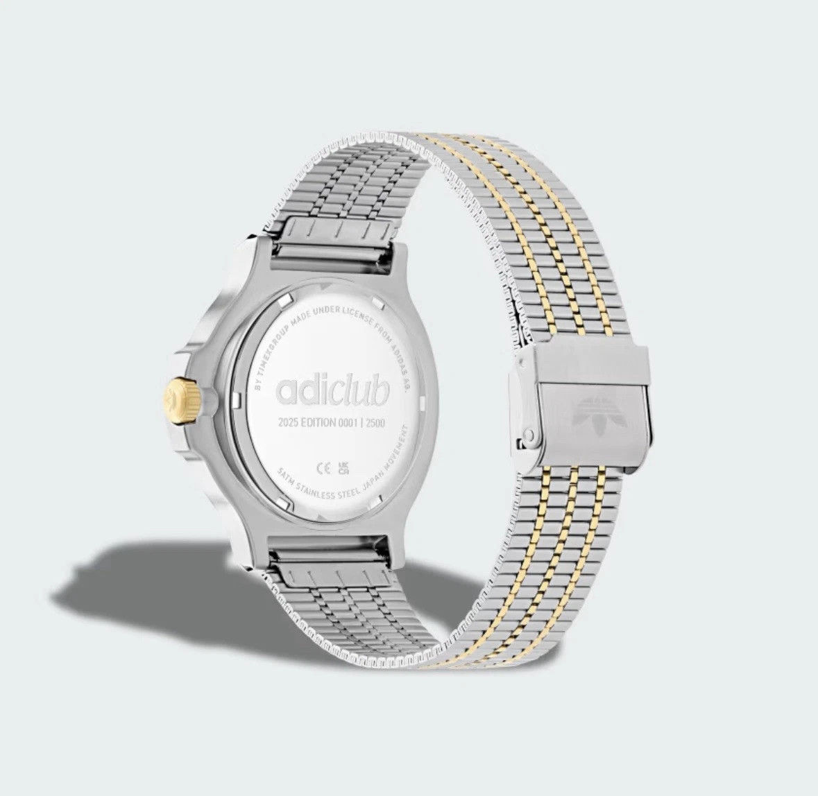 NEW IN BOX ADIDAS EXPRESSION THREE 3 TT SILVER GOLD WATCH KL1771